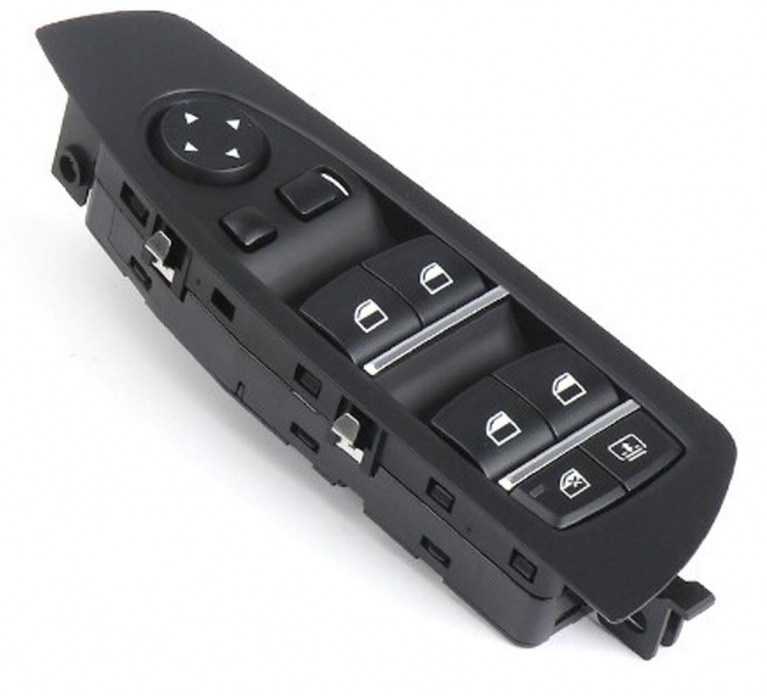Bloc Comutator Butoane Geamuri Oglinzi Usa Portiera Dedicat BMW Seria 7 F01 F02, Negru [2]