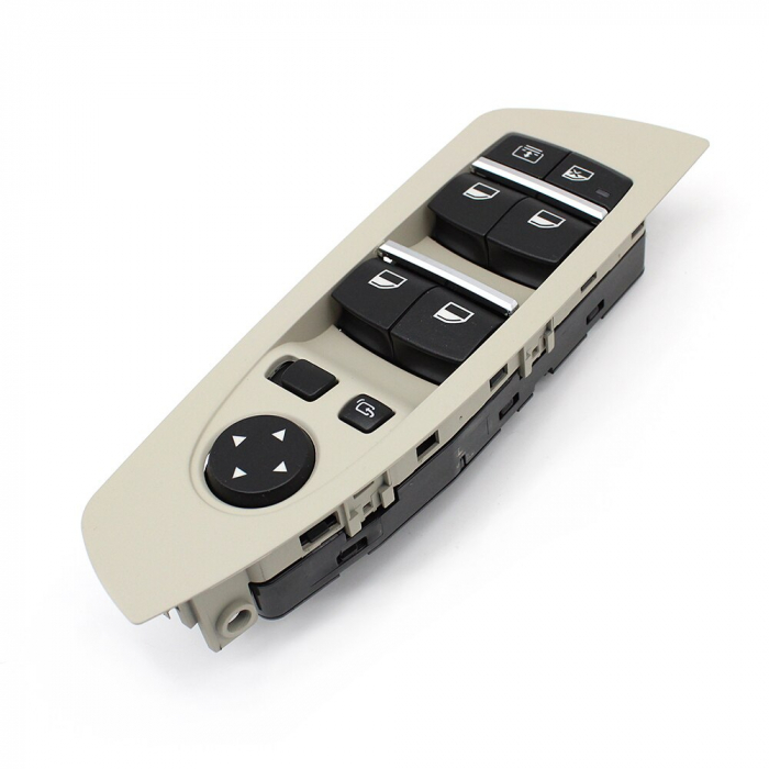 Bloc Comutator Butoane Geamuri Oglinzi Usa Portiera Dedicat BMW Seria 7 F01 F02, Oyster [2]