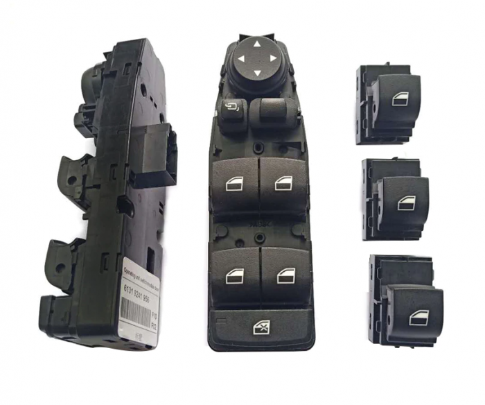 Set 4 Butoane Geamuri Oglinzi Usa Portiera Dedicat BMW F01 F02 F07 F10 F11 F25, cu buton oglinzi  [2]
