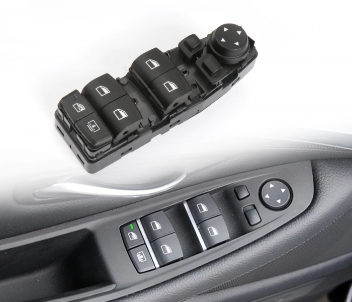 Bloc Comutator Butoane Geamuri Oglinzi Usa Portiera Dedicat BMW F01 F02 F06 F07 F10 F11 F20  F25 F26 F30 F31 F34 F35, cu buton perdeluta  [4]