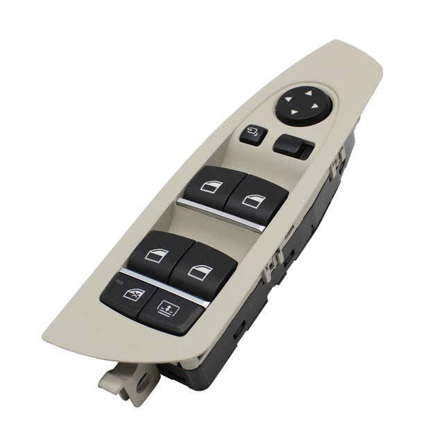 Bloc Comutator Butoane Geamuri Oglinzi Usa Portiera Dedicat BMW Seria 7 F01 F02, Oyster [1]