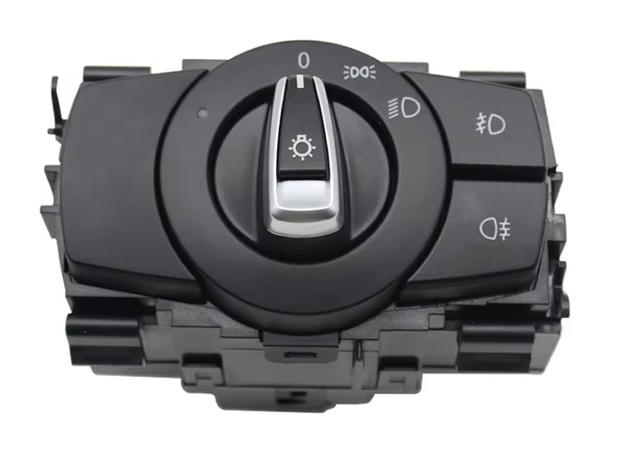 Bloc Butoane Selectie Lumini Dedicat BMW E81 E82 E84 E87 E88 E90 E91 E92 E93, Standard, Negru [1]