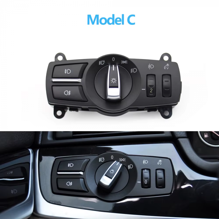 Bloc Butoane Selectie Lumini Dedicat BMW F01 F02 F06 F07 F10 F11 F12 F25 F26 [2]