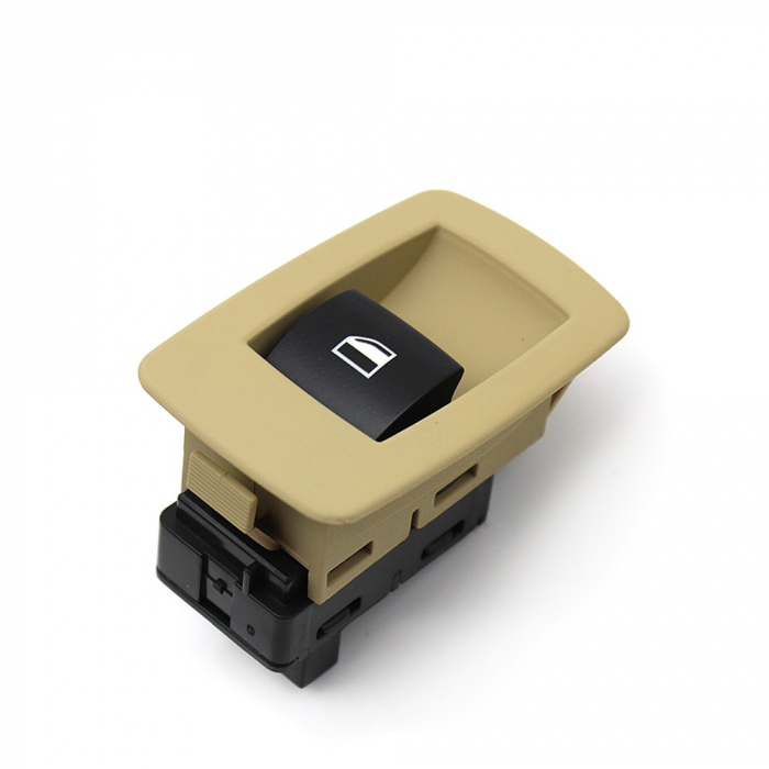 Bloc Comutator Buton Geam Usa Portiera Pasager Dedicat BMW E90 E91 X5 X6 E70 E71, Bej [1]