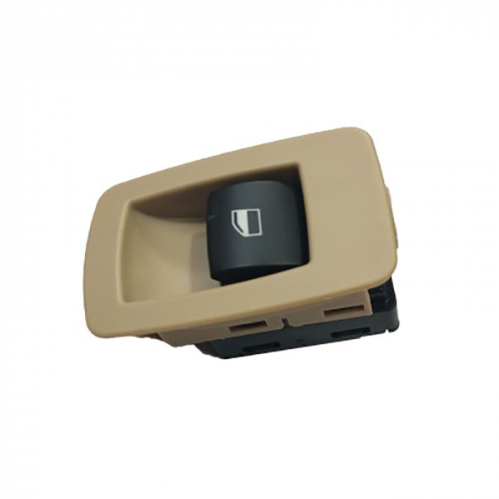 Bloc Comutator Buton Geam Usa Portiera Pasager Dedicat BMW E90 E91 X5 X6 E70 E71, Bej [2]