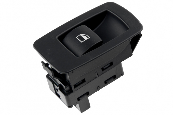 Bloc Buton Geam Usa Portiera Pasager Dedicat BMW E60 E61 X3 E83, Negru [1]