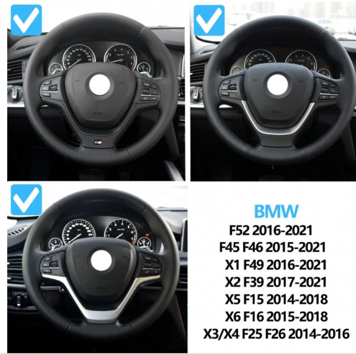 Butoane Rotite Pilot Automat Volan Stock Dedicat BMW X5 X6 F15 F16 F39 F49 F52 F45 F25 F26 [5]