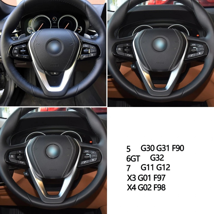 Butoane Rotite Pilot Automat Cruse Control Volan Dedicat BMW G01 G02 G11 G12 G30 G32, Negru [4]