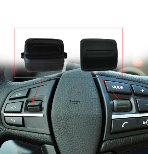 Set 2 Butoane Rotite Pilot Automat Cruse Control Volan Stock BMW F01 F02 F07 F10 F11 F12 F13 F20 F21 F30 F31 F34 F35 F36, Negru [3]