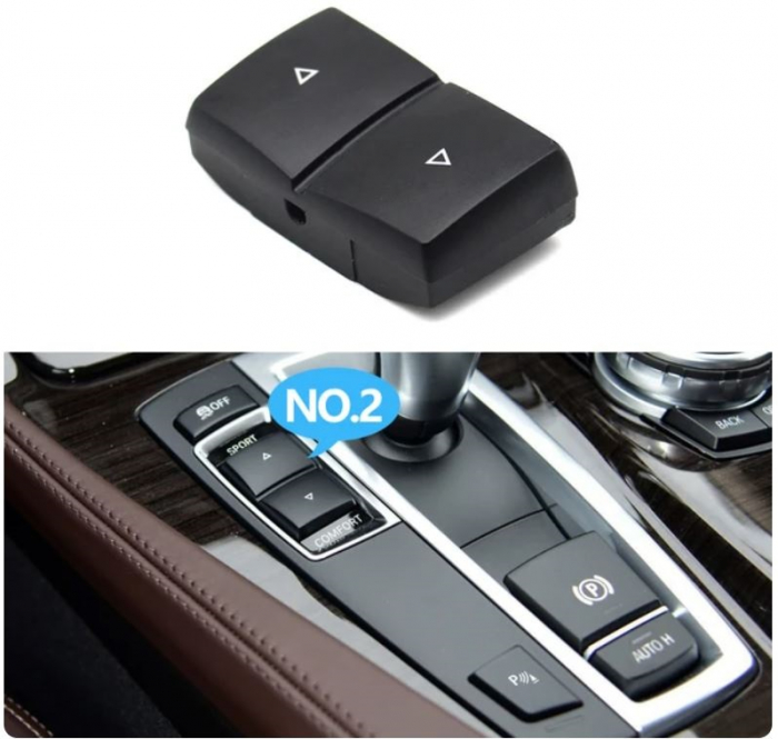 Buton Capac Consola Centrala Dedicat BMW F06 F10 F11 F12 F13 F25 F26 X3 X4, Sport Confort [3]