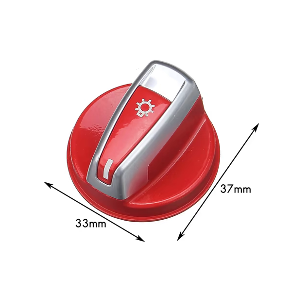 Buton Capac Selectie Lumini Dedicat BMW E81 E82 E84 E87 E88 E90 E91 E92 E93, Rosu [5]