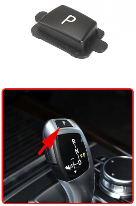 Buton Capac Selector Parcare Parking Dedicat BMW F01 F02 F06 F07 F10 F11 F12 F13 F20 F25 F26 F30 F31 F32 F34 F36, Standard, Negru [3]