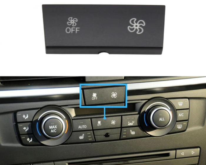 Buton Capac Consola Bord Volum Ventilatie Aer AC Aerisire BMW X1 E84 X3 F25 [2]