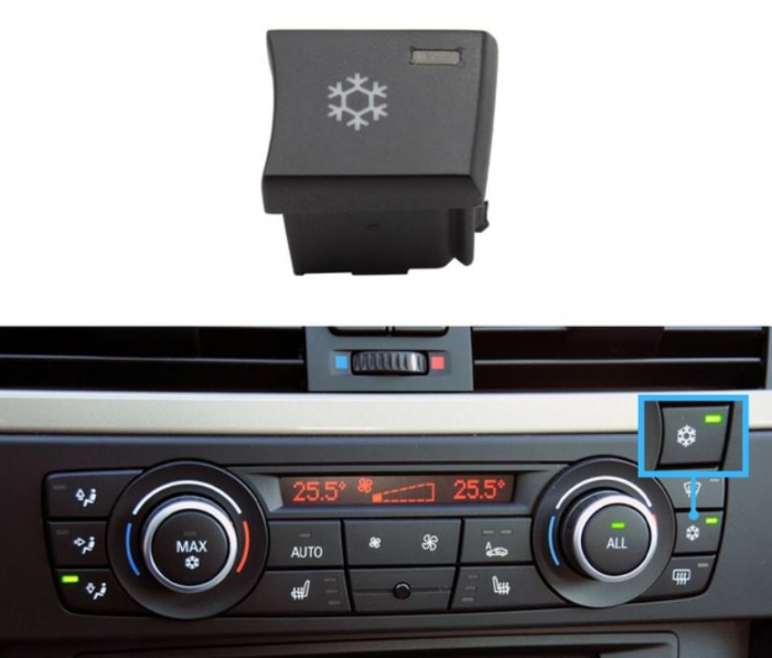 Buton Capac Consola Clima Ventilatie Aer BMW E90 E91 E92 E93 E82 E84 F25, Aer conditionat [2]