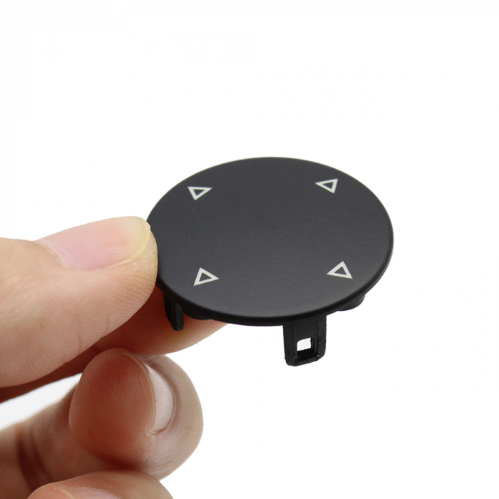 Buton Capac Consola Multimedia iDrive Dedicat BMW Seria E E81 E82 E87 E88 E90 E91 E92 E60 E61 E63 E84 E89 E70 E71, Negru [2]
