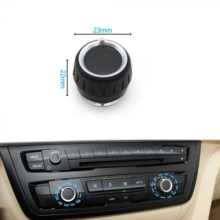 Buton Panou Clima Dedicat BMW BMW F20 F21 F22 F87 F30 F31 F34 F32 F36, fara logo [3]