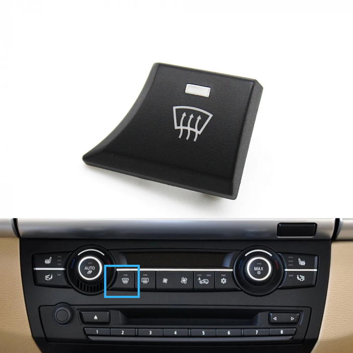 Buton Capac Consola Clima AC Dedicat BMW X5 X6 E70 E71, Dezaburire Parbriz [2]
