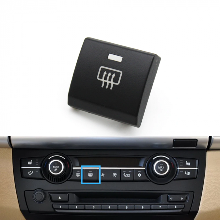Buton Capac Consola Clima AC Dedicat BMW X5 X6 E70 E71, Dezaburire Luneta [2]
