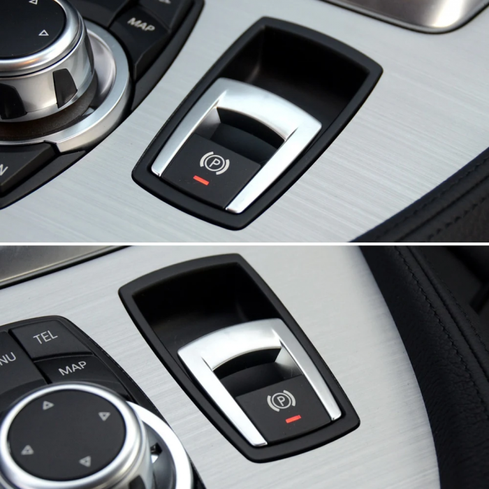Buton Frana de Mana Parcare Dedicat BMW Z4 E89, cu trim, Negru [4]