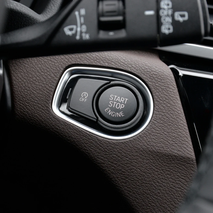 Buton Capac OFF Start Stop Dedicat BMW X1 X2 F48 F89 F39 F45 F46, Negru [4]