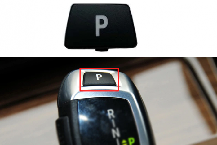 Buton Capac Selector Parcare Parking Dedicat BMW E60 E61, Negru [3]