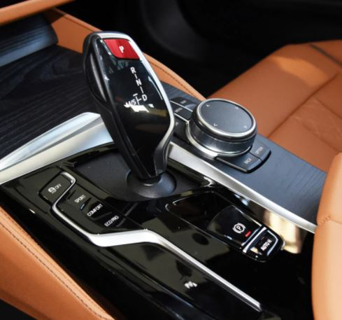 Buton Capac Selector Parcare Parking Dedicat BMW Seria G, Rosu [2]