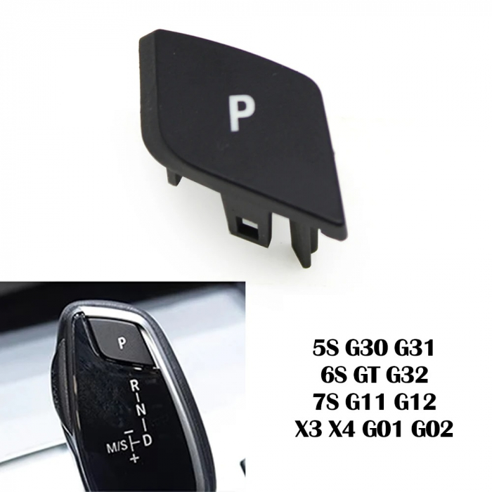Buton Capac Selector Parcare Parking Dedicat BMW Seria G, Negru [4]