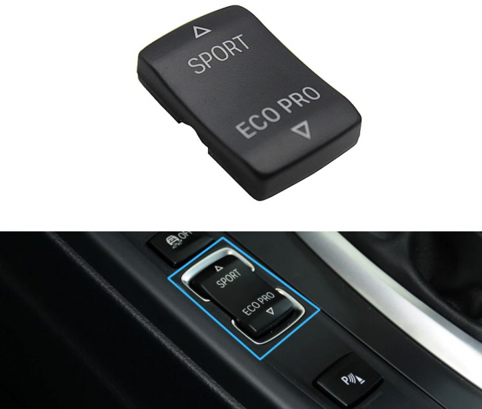 Buton Capac Dedicat BMW F20 F21 F22 F23 F30 F31 F34 F35 F32 F36, Sport EcoPro, Negru [2]