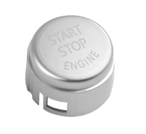 Buton Capac Start Stop Dedicat BMW F01 F02 F07 F10 F11 F12 F13, Crom [1]