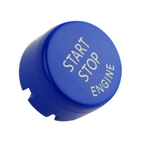 Buton Capac Start Stop Dedicat BMW F07 F10 F11 F15 F16 F30 F31 F32 F34 F36, Albastru [1]