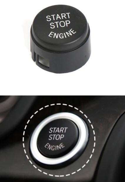 Buton Capac Start Stop Dedicat BMW F01 F02 F06 F07 F10 F11 F13, Negru [2]