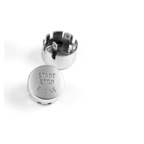 Buton Capac Start Stop Dedicat BMW F07 F10 F11 F15 F16 F30 F31 F32 F34 F36, Crom [2]