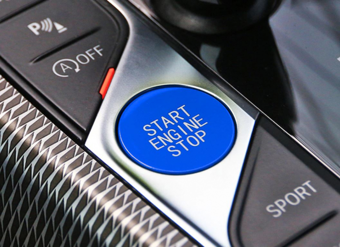 Buton Capac Start Stop Dedicat BMW G05 G06 G07 G14 G15 G16 G20 G21 G22 G23 G26, Albastru [3]