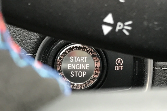 Buton Capac Start Stop Cristal BMW F20 F21 F30 F31 F32 F34 F36 F15 F16, Argintiu [6]