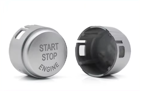 Buton Capac Start Stop Dedicat BMW F25 X3, Argintiu [1]