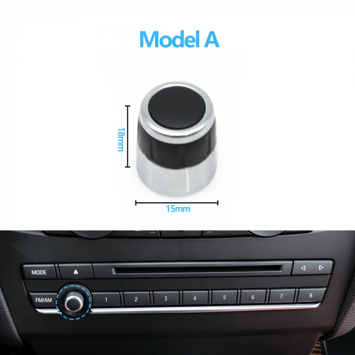 Buton Capac Consola Volum Audio Radio CD Dedicat BMW X3 F25 X4 F26, Model A [2]