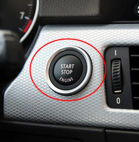 Buton Capac Start Stop Dedicat BMW Integral seria E, Negru [2]
