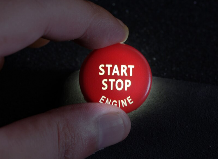 Buton Capac Start Stop Dedicat BMW F01 F02 F06 F07 F10 F11 F13, Rosu [6]