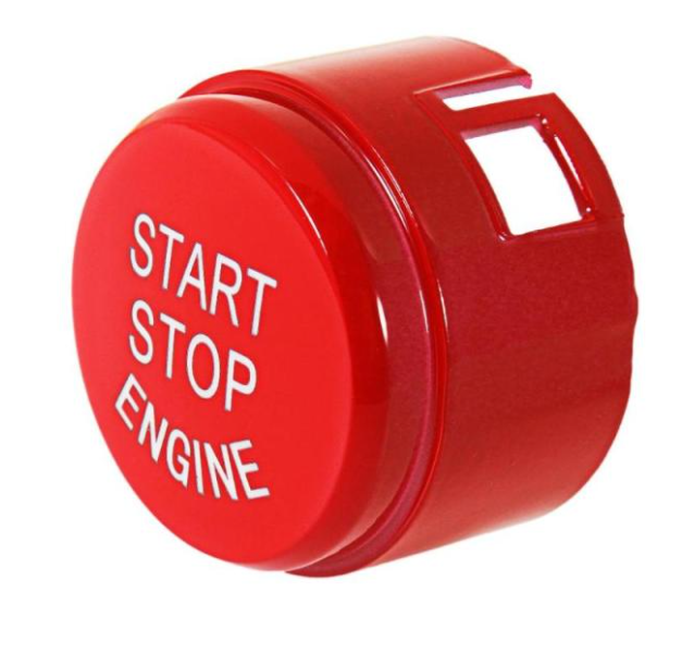 Buton Capac Start Stop Dedicat BMW F01 F02 F06 F07 F10 F11 F13, Rosu [3]