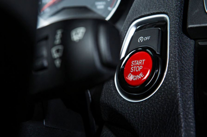 Buton Capac Start Stop Dedicat BMW F07 F10 F11 F15 F16 F30 F31 F32 F34 F36, Rosu [6]