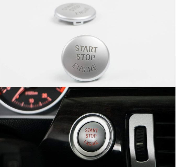 Buton Capac Start Stop Dedicat BMW Integral seria E, Crom [4]