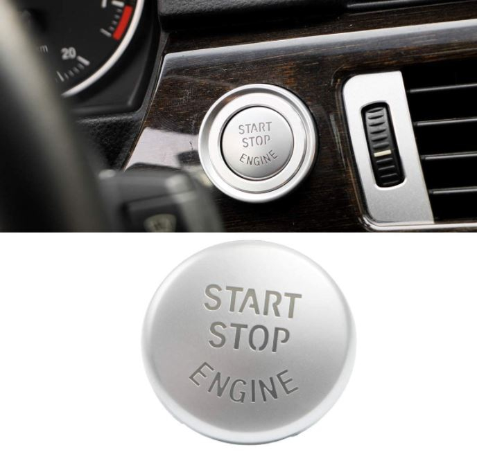 Buton Capac Start Stop Dedicat BMW Integral seria E, Crom [3]