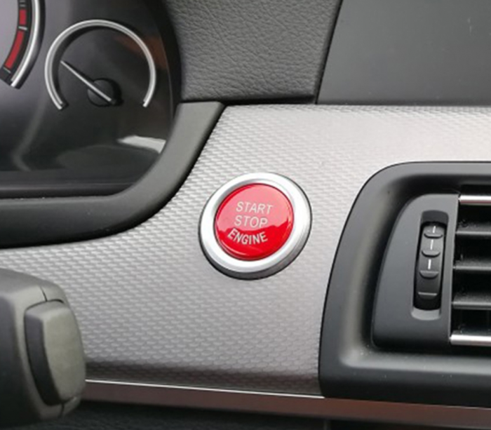 Buton Capac Start Stop Dedicat BMW Integral seria E, Rosu [2]
