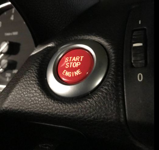 Buton Capac Start Stop Dedicat BMW Integral seria E, Rosu [4]
