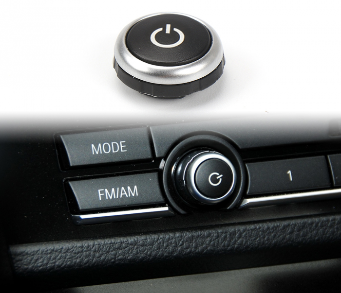 Buton Capac Volum Audio Radio Sunet Dedicat BMW F01 F02 F06 F07 F10 F11 F13 F15 F16, cu logo  [5]
