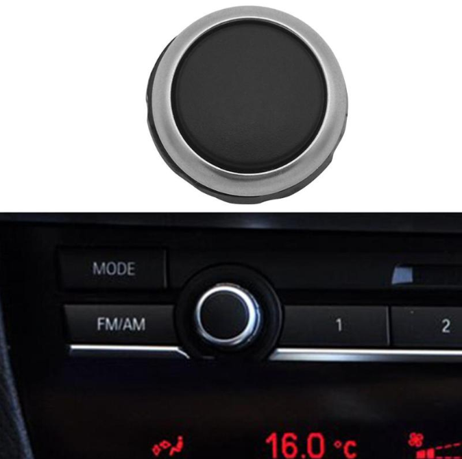 Buton Capac Volum Audio Radio Sunet Dedicat BMW F01 F02 F06 F07 F10 F11 F13 F15 F16, fara logo  [2]