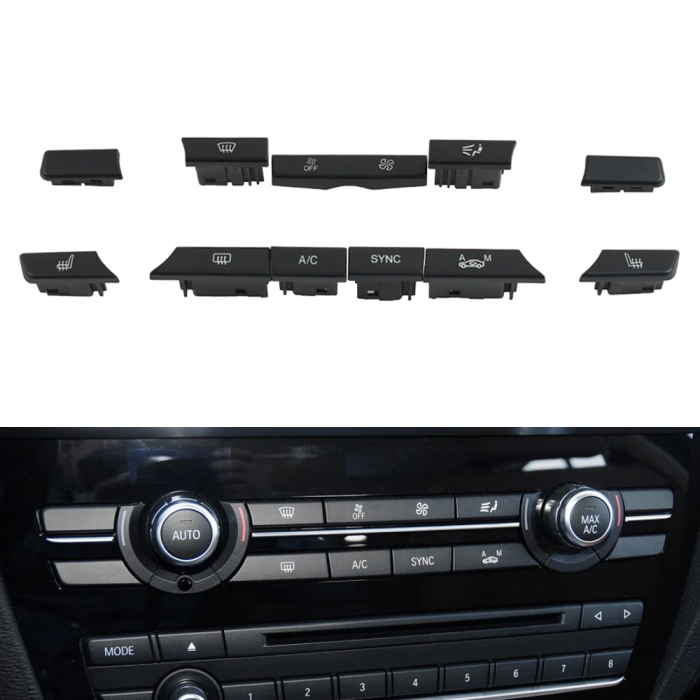 Set 11 Butoane Consola Clima Aer Dedicat BMW F25 F26 X3 X4 [3]