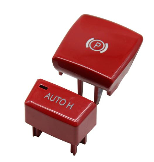 Buton Frana+AutoH Dedicat BMW E70 E71 X5 X6, Rosu [1]