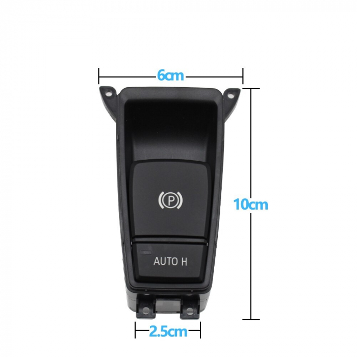 Bloc Comutator Buton Frana AutoH Dedicat BMW E70 E71 X5 X6, Negru [4]