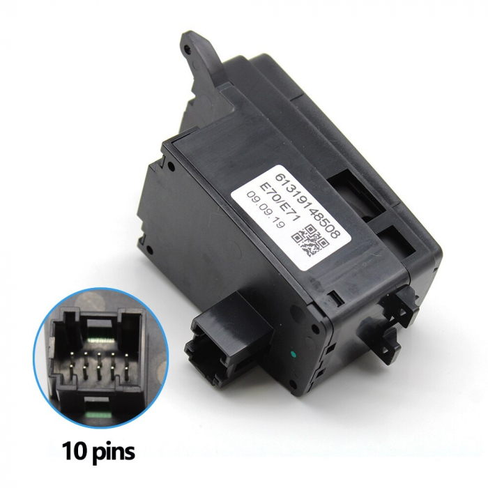 Bloc Comutator Buton Frana AutoH Dedicat BMW E70 E71 X5 X6, Negru [2]